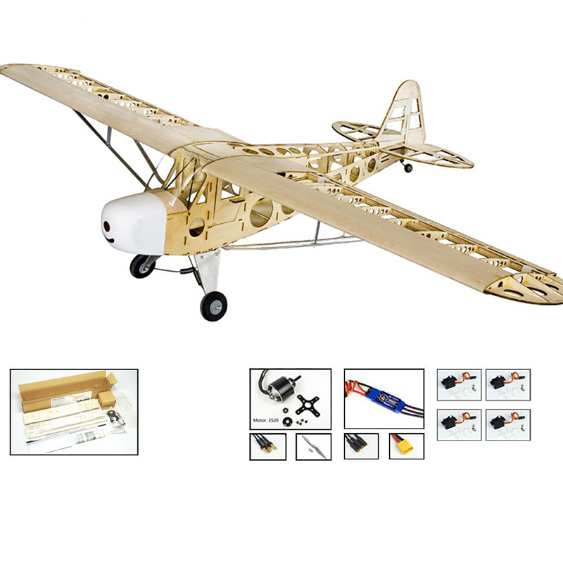 Dancing Wings J3 Kit (1.8M), Free Motor, ESC, Servos (S1404)