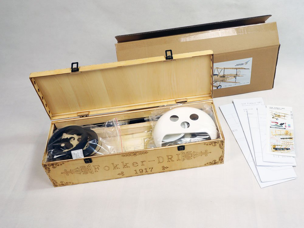 FokkerDR1 (1.54M), Motor, ESC, Servo