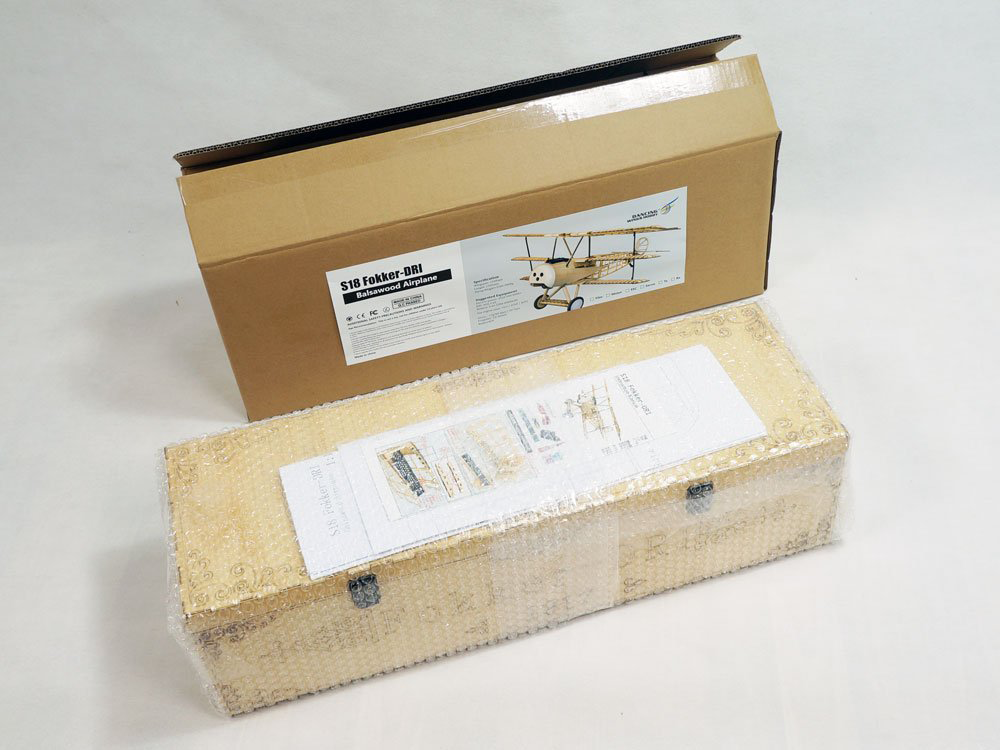 Dancing Wings FokkerDR1 (1.54M), Motor, ESC, Servo (S1804)