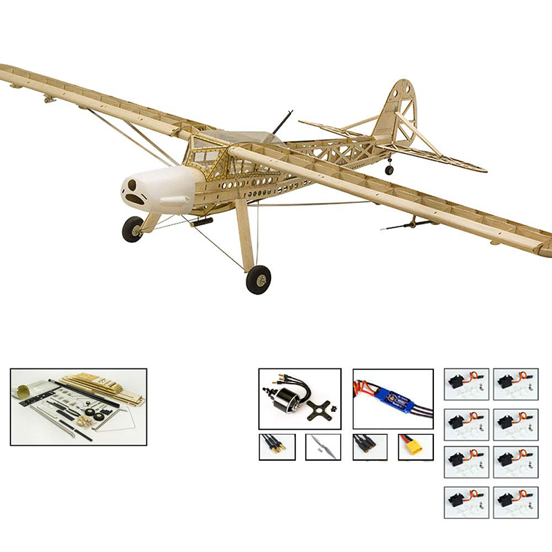 Dancing Wings Fiesler Storch 156 Kit (1.6M), Motor, ESC, Servo (S2104)