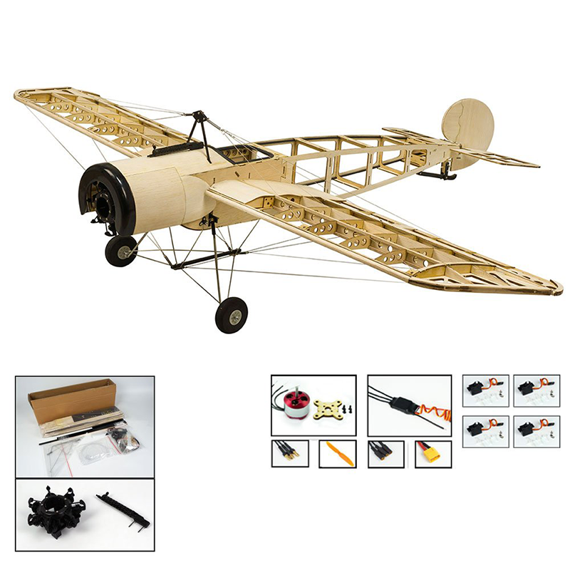 Dancing Wings FokkerE Kit (1.2M), Free Motor, ESC, Servos (S2004)
