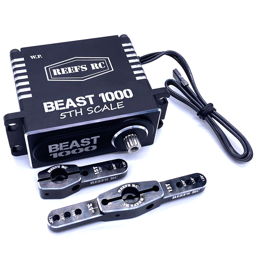 1/5th Servo, BEAST 1000 w/ Aluminum Horns