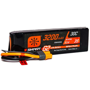 Spektrum 3 Cell 3200mAh 11.1V 30C Smart G2 LiPo: IC3 (SPMX323S30)