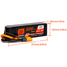 Load image into Gallery viewer, 6 Cell 3200mAh 22.2V 50C Smart G2 LiPo: IC5
