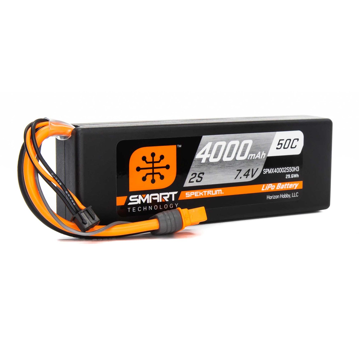 2 Cell 4000mAh 7.4V 50C Smart G1 LiPo: IC3