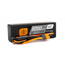 Load image into Gallery viewer, 3 Cell 5000mAh 11.1V 50C Smart Hardcase LiPo Battery: IC3
