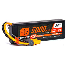 Load image into Gallery viewer, 2 Cell 5000mAh 7.4V 50C Hard Case Smart G2 LiPo: IC5
