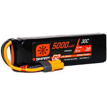 Load image into Gallery viewer, 3 Cell 5000mAh 11.1V 30C Hard Case Smart LiPo G2: IC5
