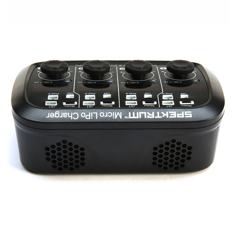 Spektrum S44 Micro 4 Port AC/DC 1S LiPo Charger (SPMXC1040)