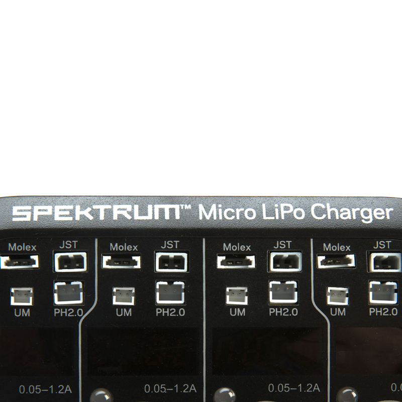 Spektrum S44 Micro 4 Port AC/DC 1S LiPo Charger (SPMXC1040)