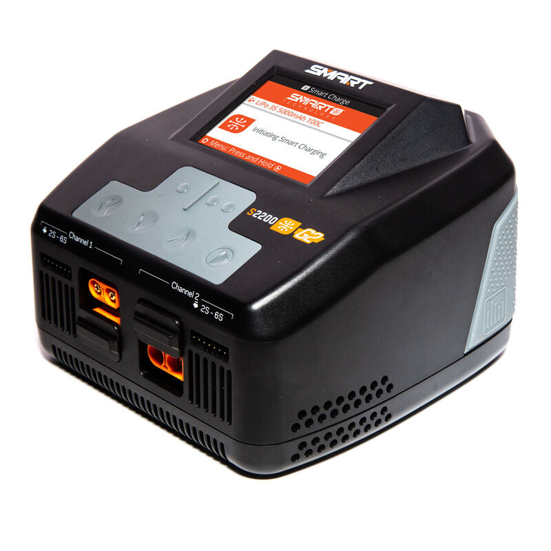 Spektrum S2200 G2 AC 2x200W Smart Charger (SPMXC2010)