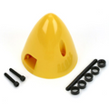 Du-Bro Spinner, 4 Pin, 2-3/4", Yellow (DUB293)