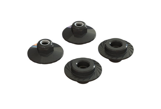 AR708007 Flanged Lock Nut 5x8mm (4): ARAC9698