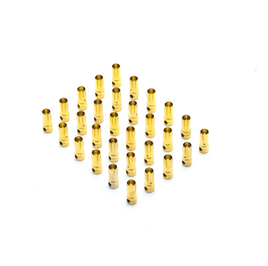 Gold Bullet Connector, Female,