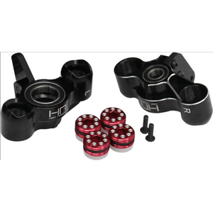 Hot Racing Aluminum Steering Blocks HD Bearings: Kraton Outcast (HRAAON21M01)