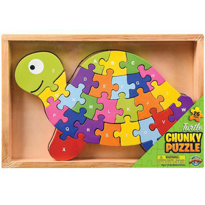 9.25" x 6.25"  Wooden Turtle Puzzle