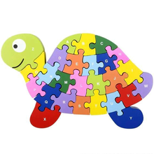 Load image into Gallery viewer, 9.25&quot; x 6.25&quot;  Wooden Turtle Puzzle
