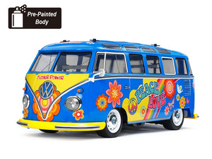 1/10 Volkswagen, 2WD, Unassembled Kit w/Body (Requires motor, servo, battery & charger): Flower Powe
