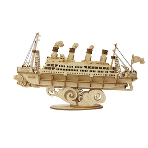 Classic 3D Wood Puzzles; Rolife Cruise Ship