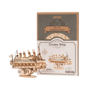 Classic 3D Wood Puzzles; Rolife Cruise Ship