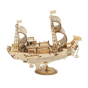 Classic 3D Wood Puzzles; Japanese Diplomatic Ship