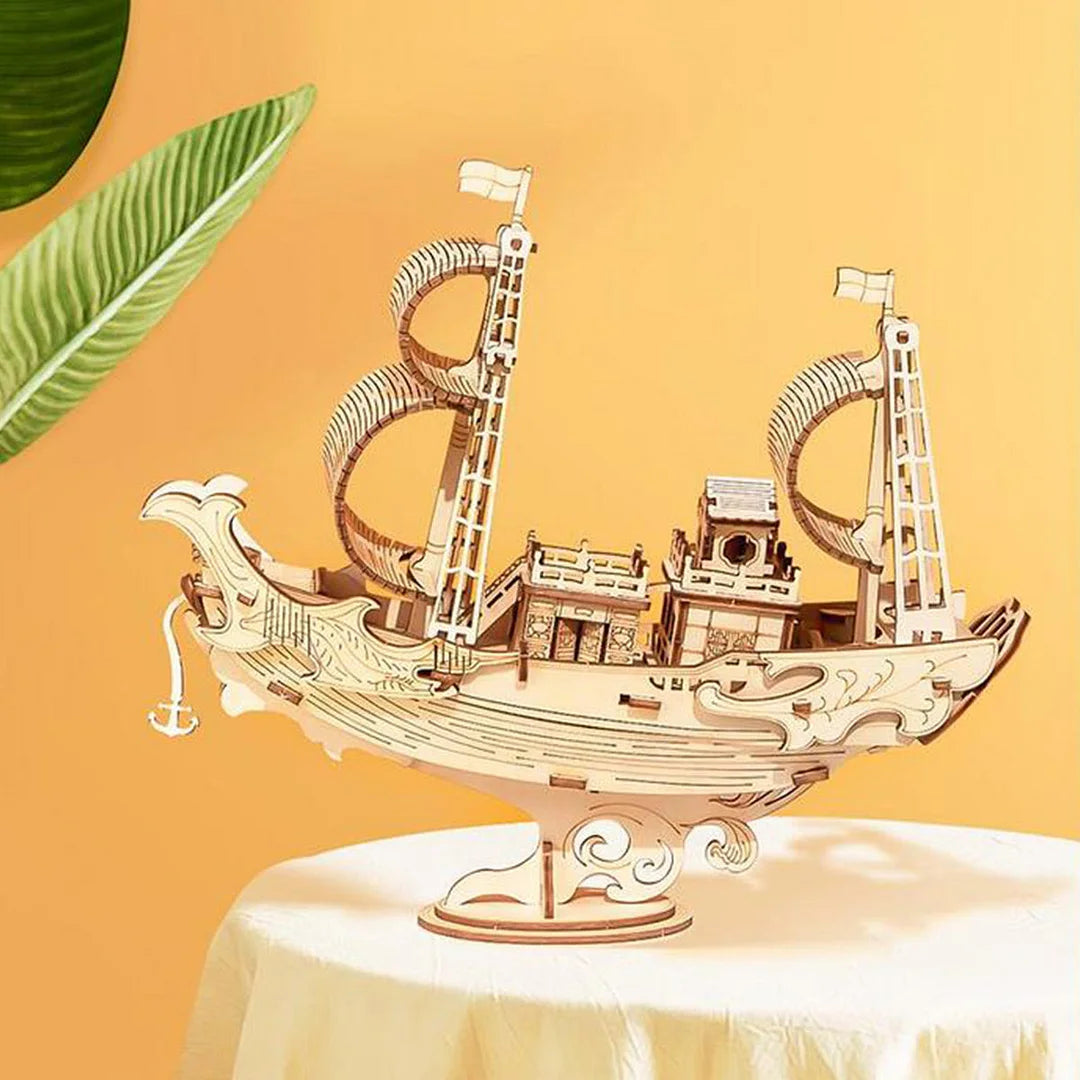 Classic 3D Wood Puzzles; Japanese Diplomatic Ship