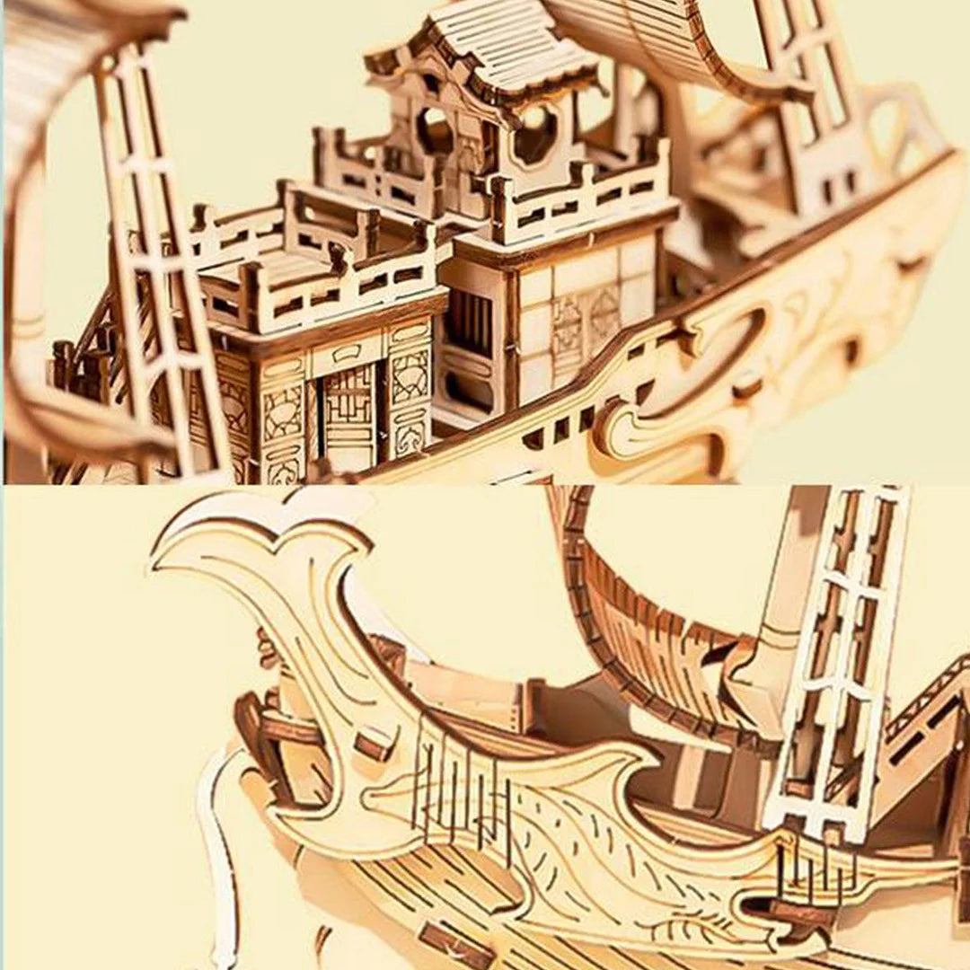 Classic 3D Wood Puzzles; Japanese Diplomatic Ship
