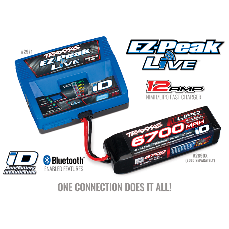 Traxxas EZ-Peak Live, 100W, NiMH/LiPo with iD Auto Battery Id (2971)