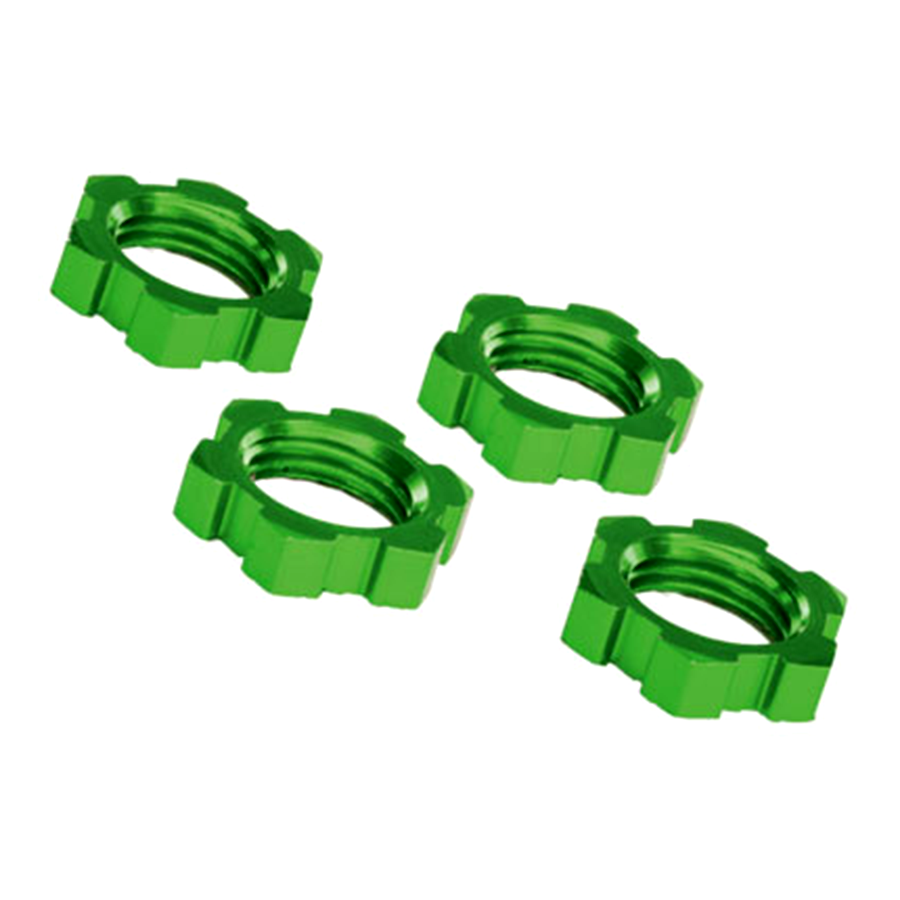 17mm Serrated Wheel Nuts (Green): 7758G