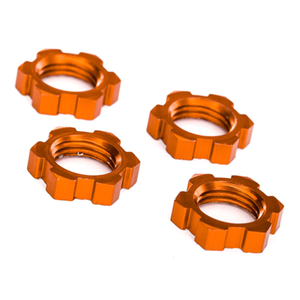 Traxxas 17mm Splined Wheel Nuts (Orange) (7758T)