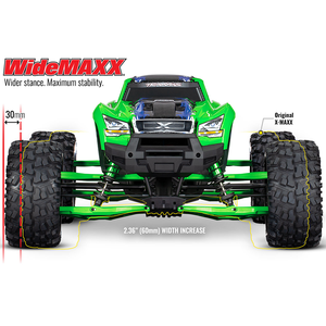 Suspension Kit, X-Maxx® WideMaxx®, Green: 7895G