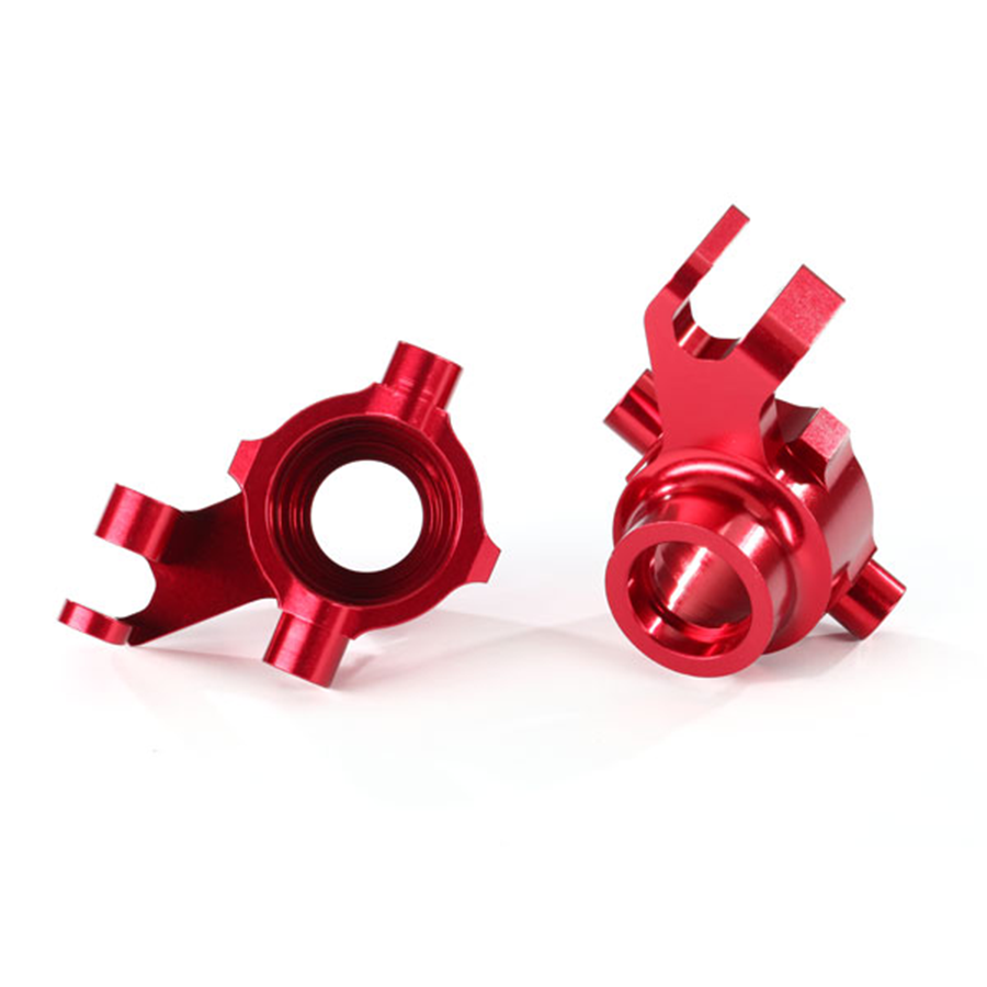 Steering Blocks, Aluminum, Red, Left and Right: 8937R