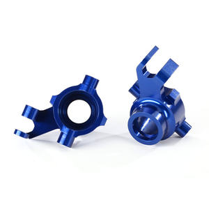 Traxxas Aluminum Steering Blocks, Left & Right - Blue for Maxx & Maxx Slash (8937X)