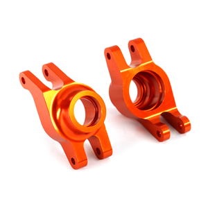Traxxas Aluminum Stub Axle Carriers, Left & Right - Orange for Maxx & Maxx Slash (8952A)