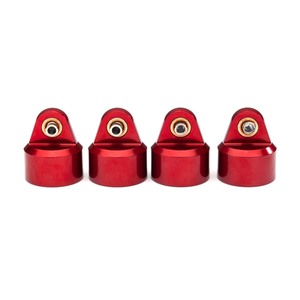 Shock Caps Aluminum for GT Maxx Shocks (Red): 8964R