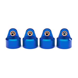 Traxxas Shock Caps Aluminum for GT Maxx Shocks (Blue) (8964X)