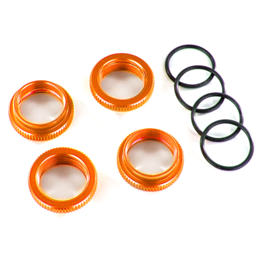 Spring Adjustment Collar w/ O Ring for GT Maxx Shocks, Aluminum (Orang ...