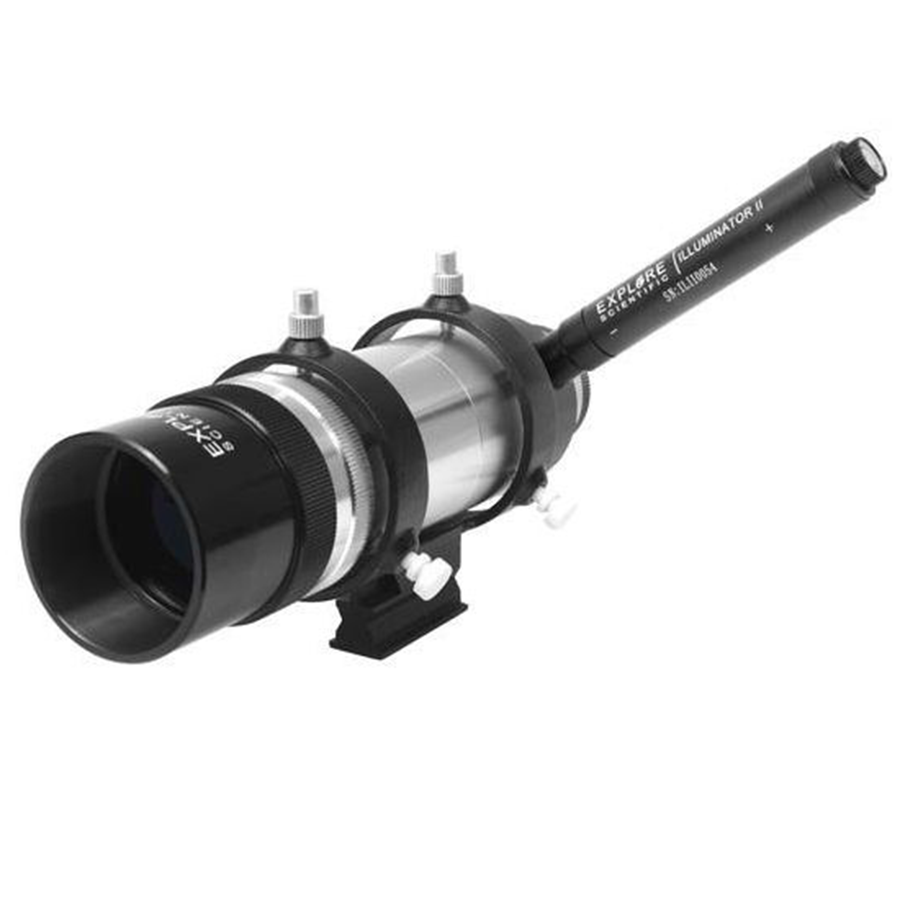 Explore Scientific 8x50 Straight Through Illuminated Viewfinder with Bracket (VFEI0850-01)
