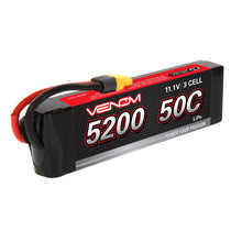 Load image into Gallery viewer, 3 Cell 5200mAh 11.1V 50C LiPo Battery: UNI 2.0
