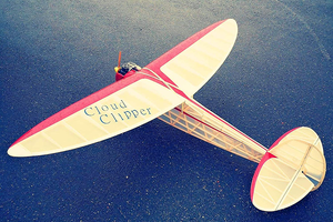 Cloud Clipper Old-Timer Vintage Plane Full Kit, 1800m