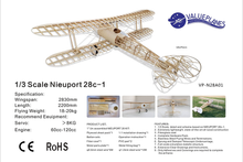 Load image into Gallery viewer, 1/3 scale Nieuport 28 Full KIT unassembled
