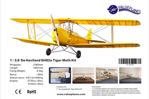 1/3 scale De Haviland DH82a Tiger Moth Full KIT