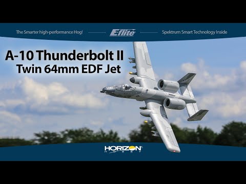A-10 Thunderbolt II Twin 64mm EDF BNF-B AS3X/SAFE