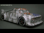 1/7 Infraction 6S BLX All-Road Truck (Requires battery & charger): Blue: ARA7615V2T1