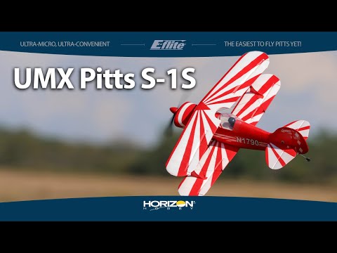 E-flite UMX Pitts S-1S BNF Basic with AS3X and SAFE Select (EFLU15250)