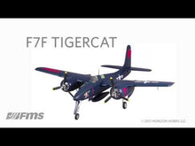 Load and play video in Gallery viewer, FMS F7F Tigercat 1700mm Blue PNP w/Reflex V2(SO)
