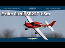 Load and play video in Gallery viewer, Cirrus SR22T 1.5m BNF Basic w/Smart, AS3X, SAFE Select
