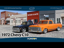 Load and play video in Gallery viewer, 1/10 72 Chevy C10 Pickup V100, AWD, RTR (Needs Battery &amp; Charger): Black
