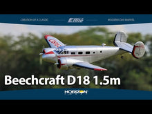 Load and play video in Gallery viewer, Twin Beechcraft D18 1.5m PNP
