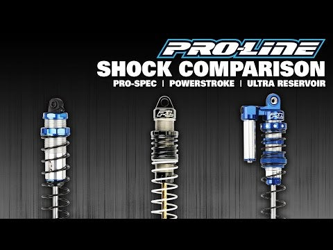 Pro-Line 1/10 PowerStroke Front Shocks, Short Course for Slash 2WD & Slash 4x4 (6063-00)